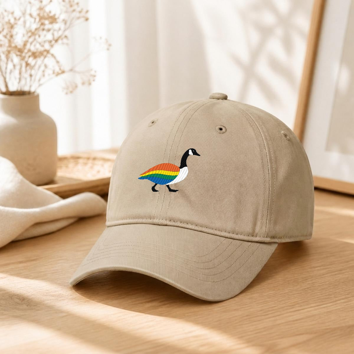 CanaPride Embroidered Flat Cap